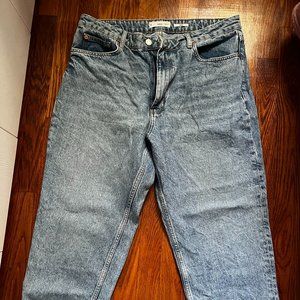 Mango mom jeans light wash
